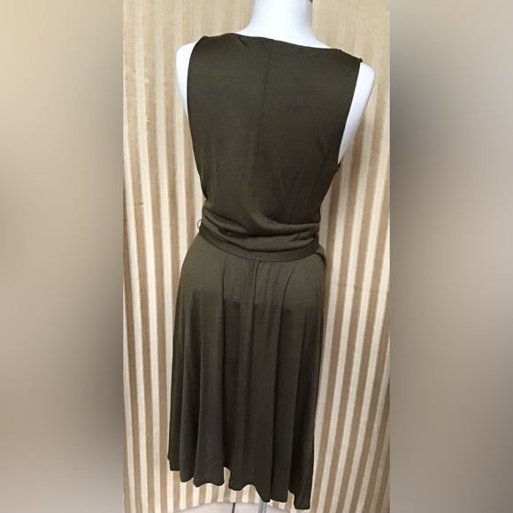 Ralph Lauren Retro Raw Silk Sleeveless Dress - Picture 3 of 4